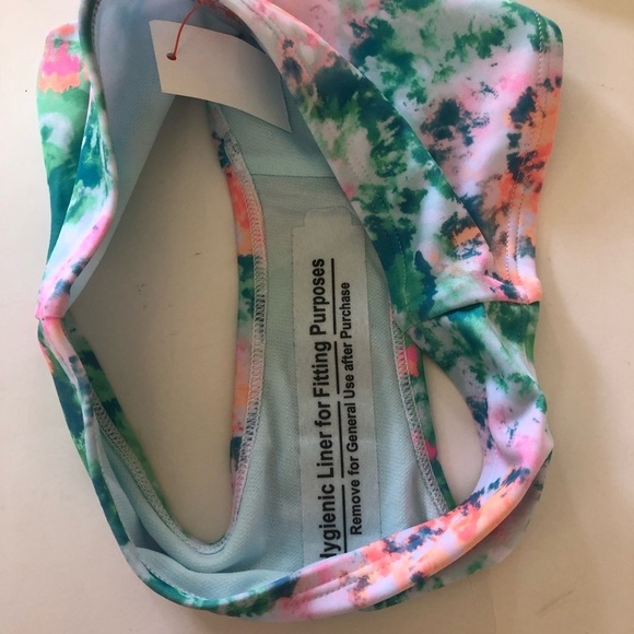 3Pc Bundle Cat & Jack Girls Rashguard Tie Dyed Bralette Bikini Bottom Swimwear - Picture 13 of 13